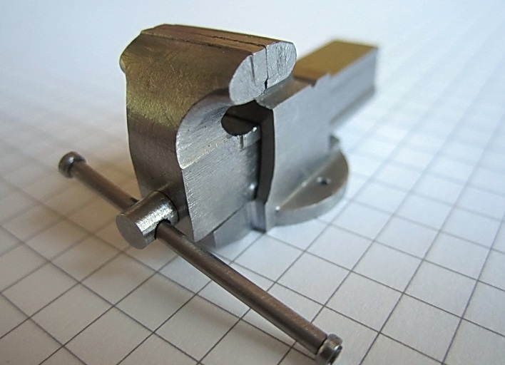 A matchstick long vice (on a scale of 1x12) - Vise, Homemade, Longpost