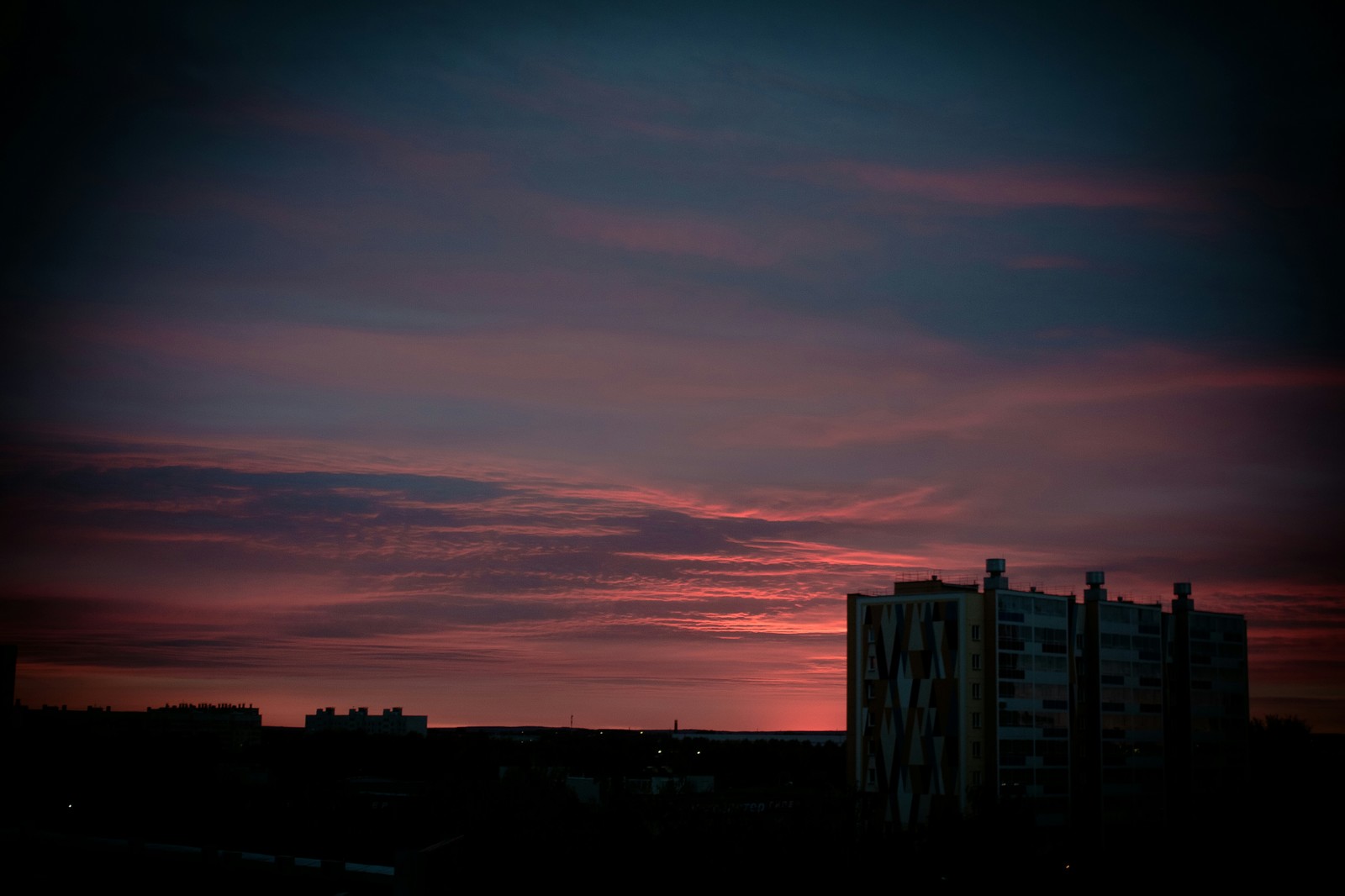 Dawn on different days - dawn, Sky, Longpost, The photo, Clouds