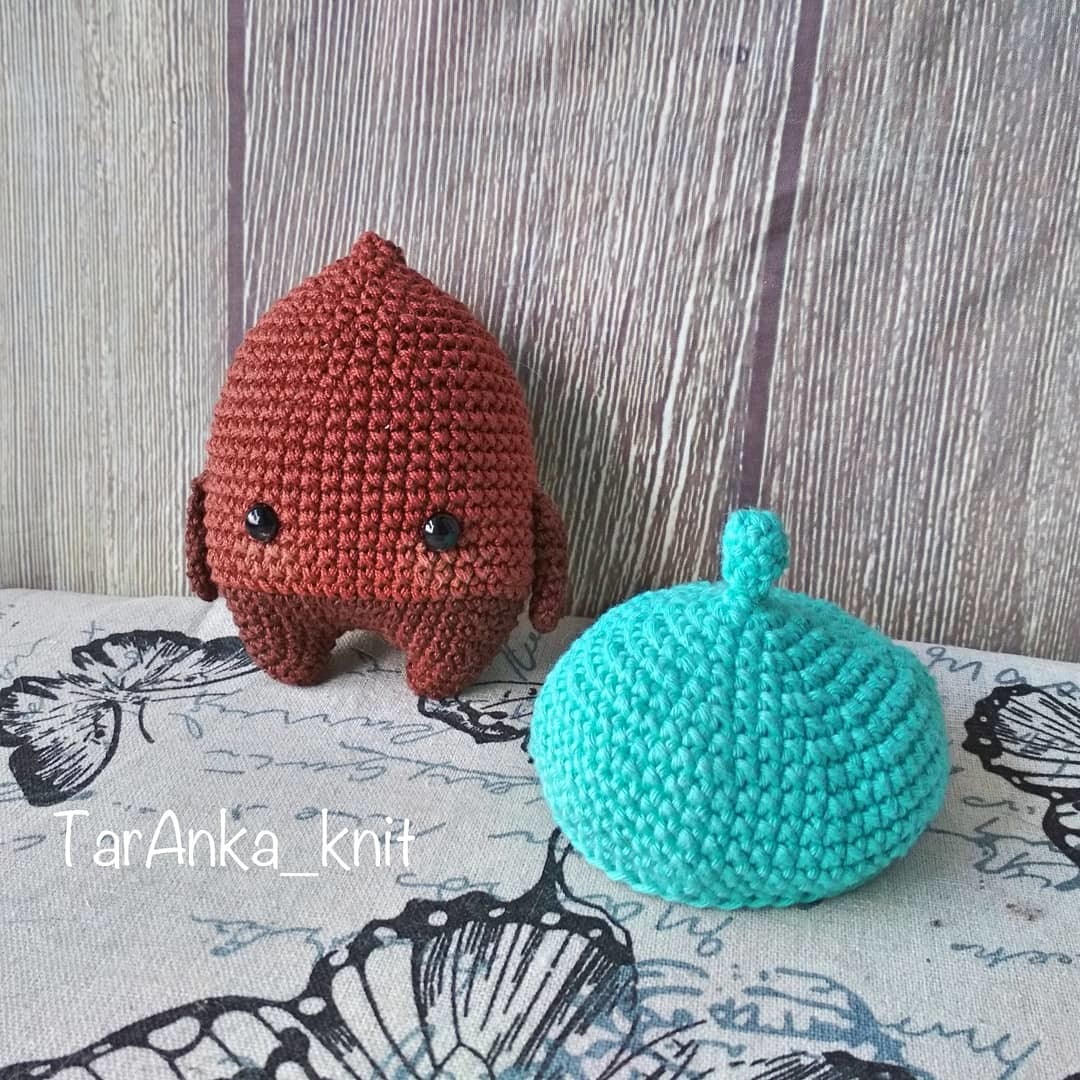 Mr. Acorn - My, Knitting, Amigurumi, Lalilala, Crochet, Knitted toys, Hobby, Longpost