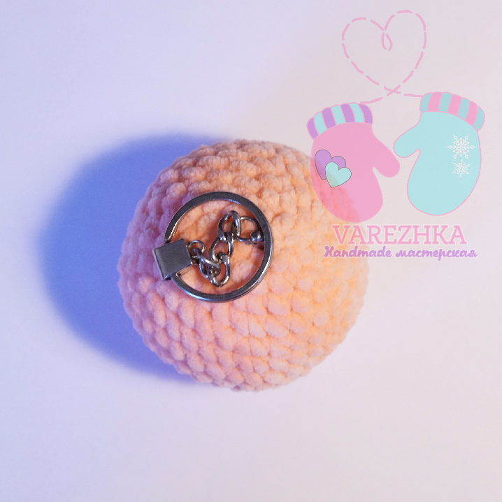 Surprise for needlewomen. MK bunny-keychain - My, Amigurumi, Scheme, Author's toy, Crochet, Knitted toys, Is free, Keychain, School, Longpost