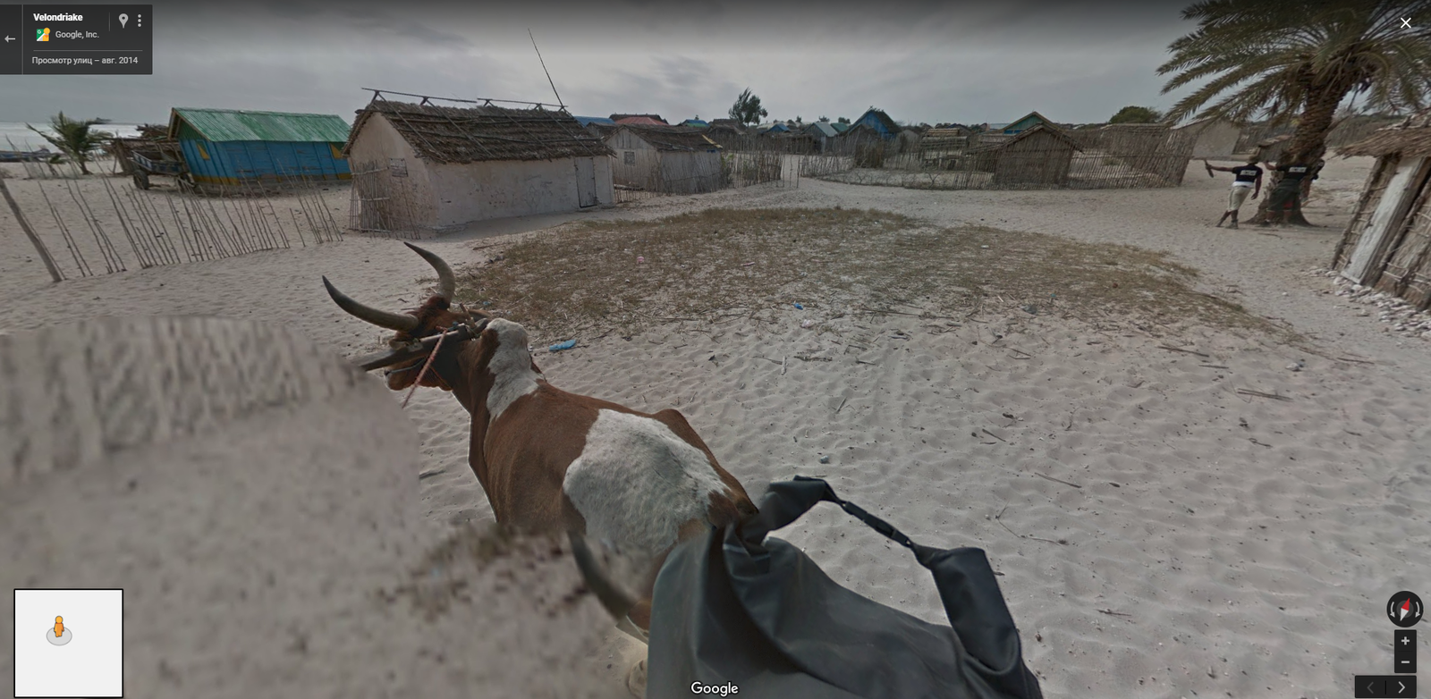 Interesting on google panoramas - Googlemobile, Madagascar, Walk, Longpost