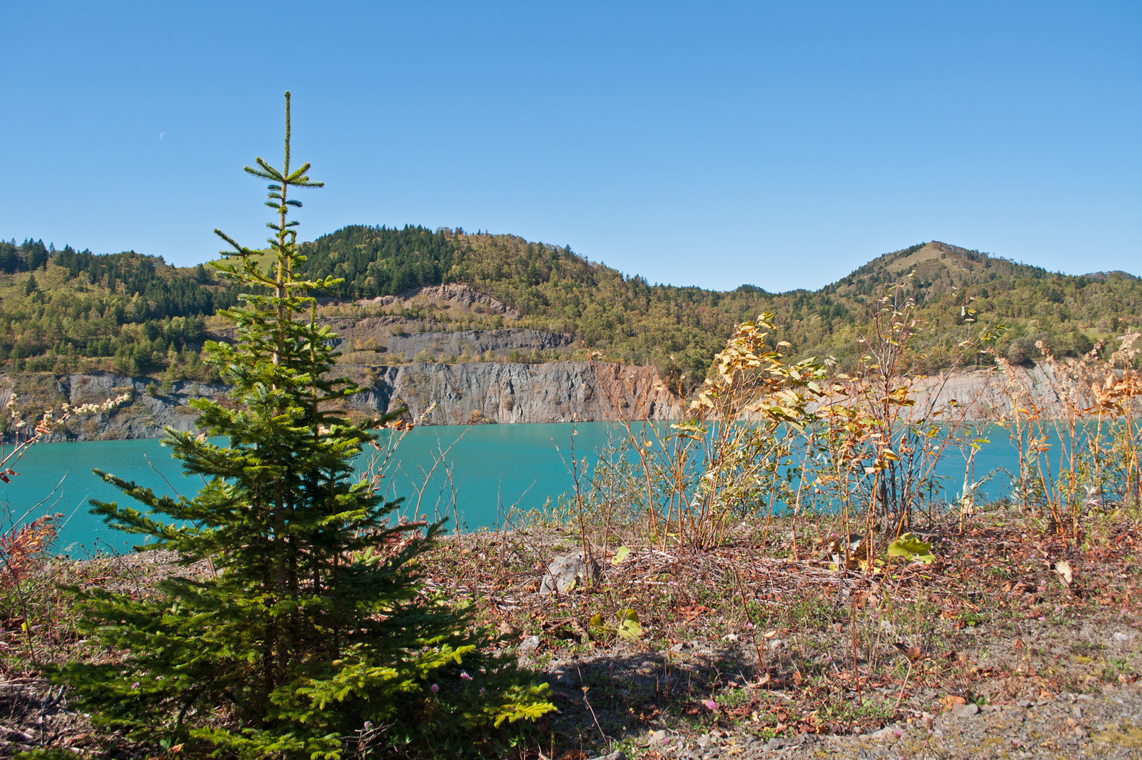 Novikovo, Quarry Lakes - My, Russia, Sakhalin, The photo, Longpost