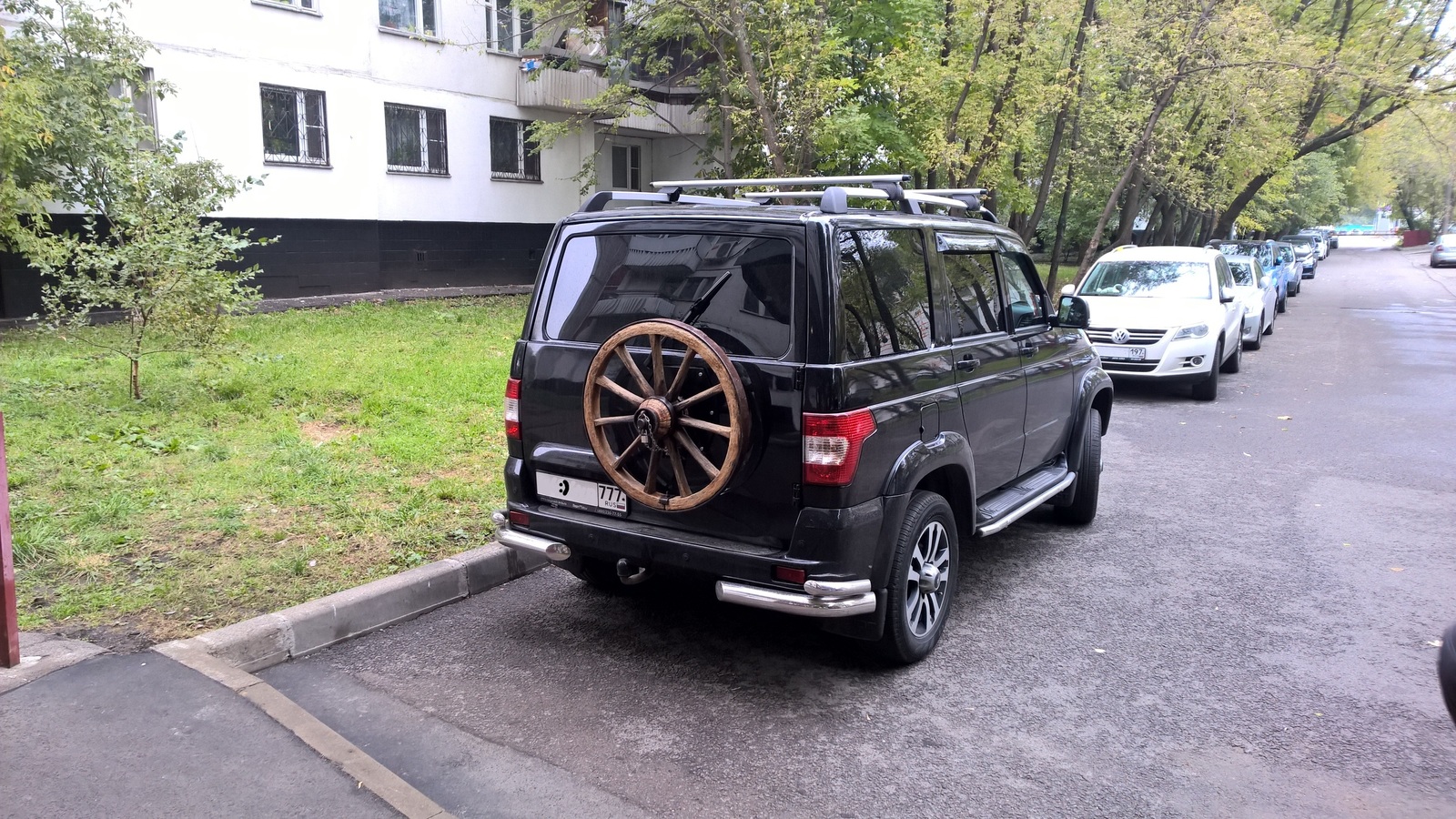 Spare, sir - My, Auto, Cart, Колесо, Spare wheel, Retro