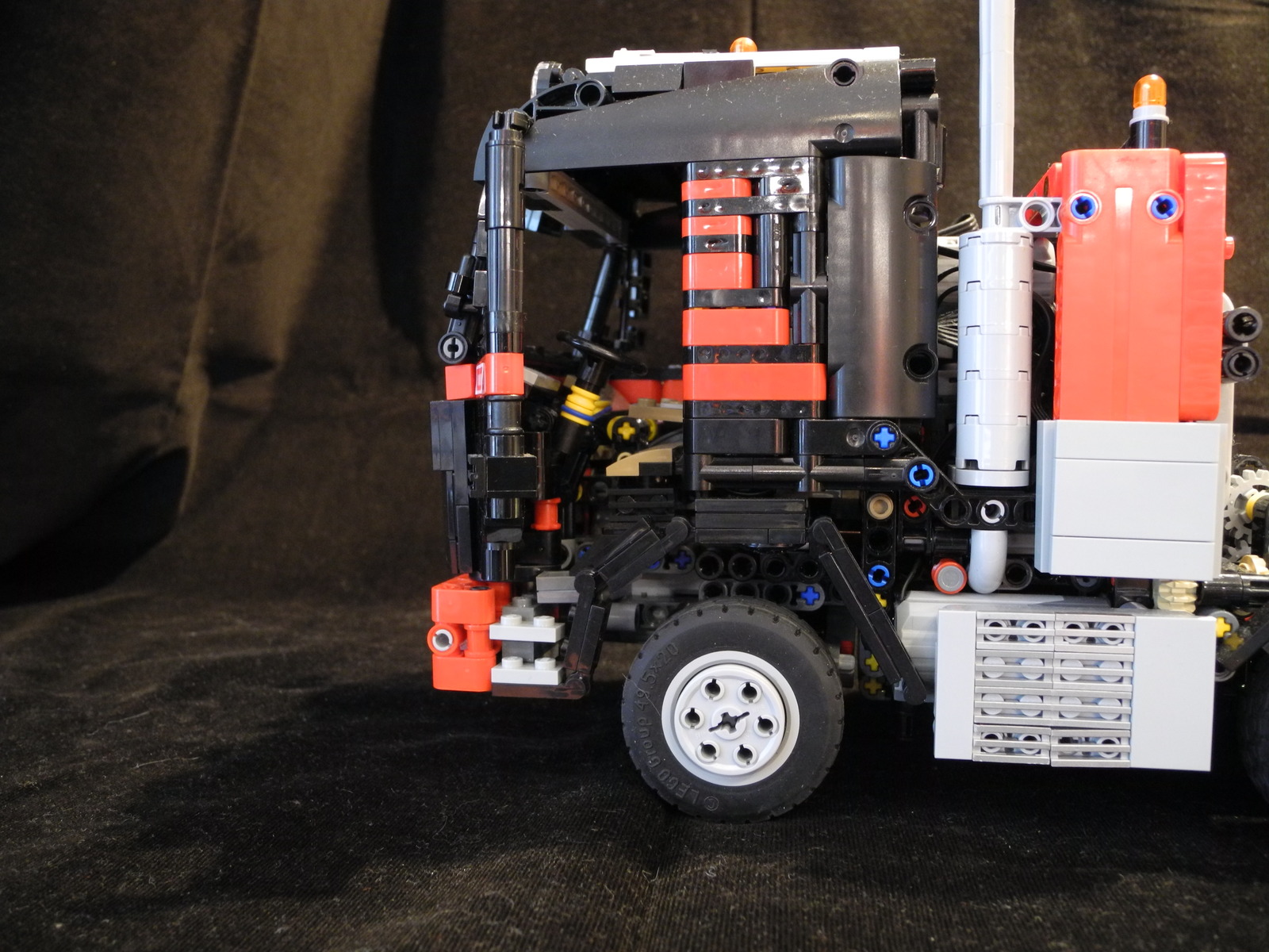 Lego mercedes actros 4165 mammoet homemade - My, Lego, Lego technic, Homemade, Video, Longpost