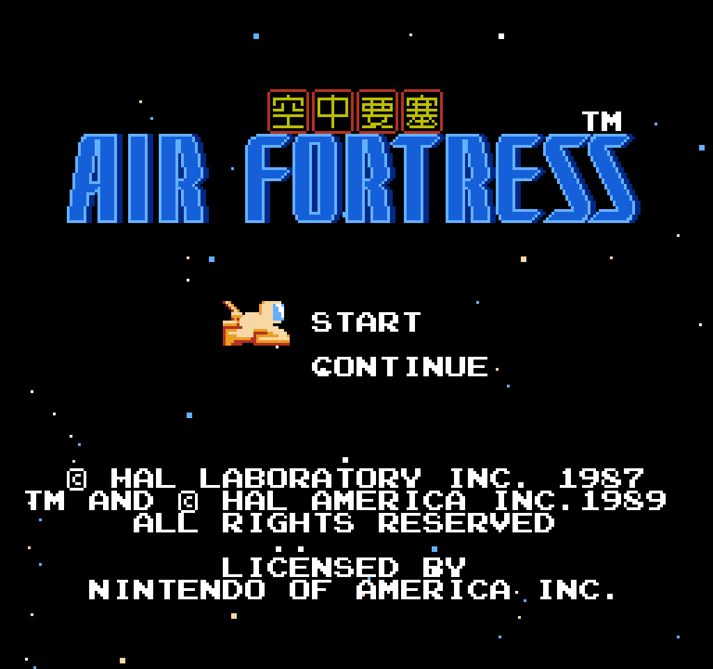 Air Fortress (NES) - My, Nes, Dendy, Shooter, Sidescroller, Space, 8 bit, Games, Longpost, , Video