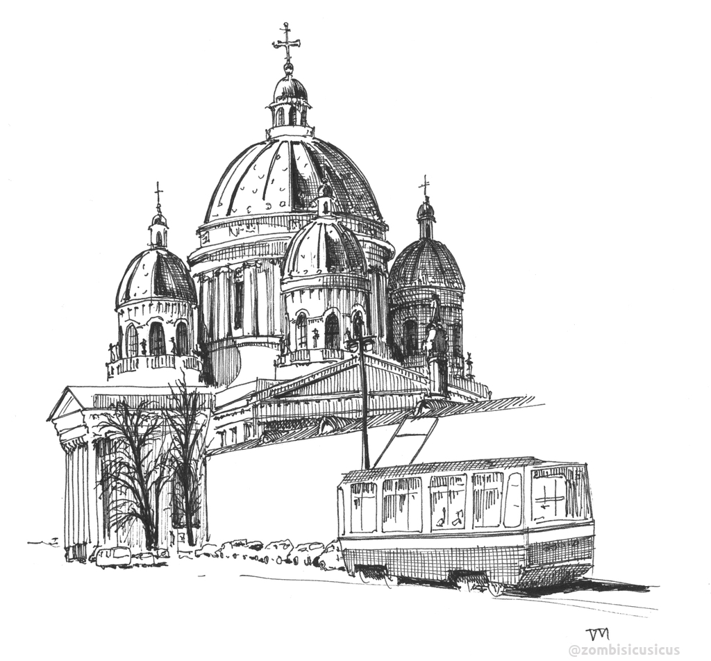 Троицкий собор в Санкт-Петербурге скетчи