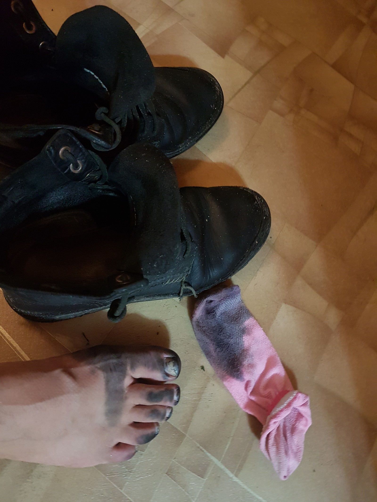 Black legs from Satorisan - My, Review, Shoes, Longpost