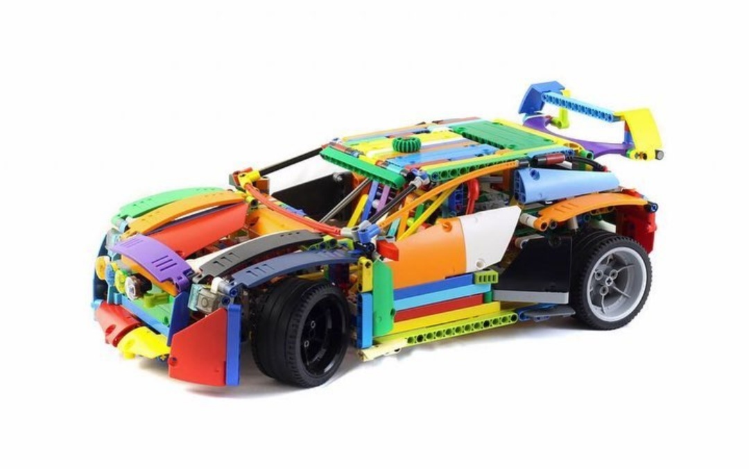 A bit of color addiction from Lego - Lego, Lego technic, Remake, Longpost