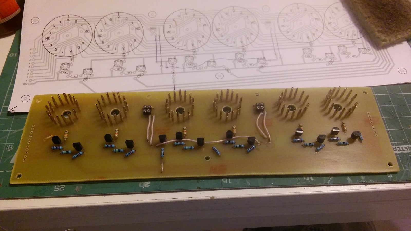 Часы на индикаторах тлеющего разряда ИН-18 под управлением Arduino Nano - Моё, Nixie clock, Ин-18, Arduino Nano V3, Газоразрядные индикаторы, Ламповые часы, Своими руками, Длиннопост