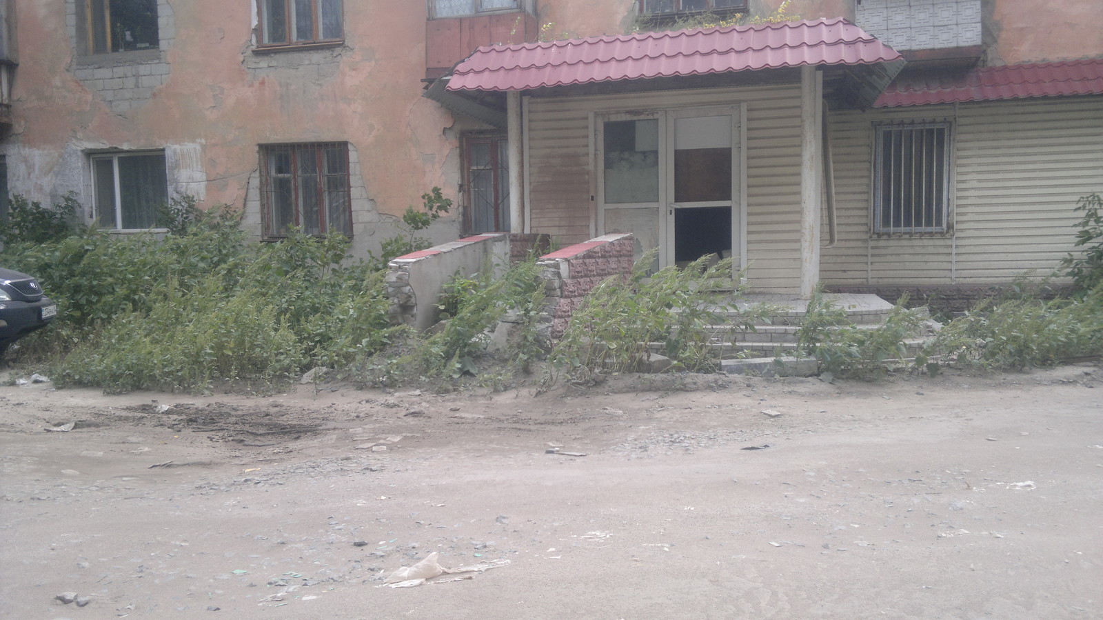 Different types of town - My, Kazakhstan, Pavlodar, cat, Trash can, , Vandalism, Longpost