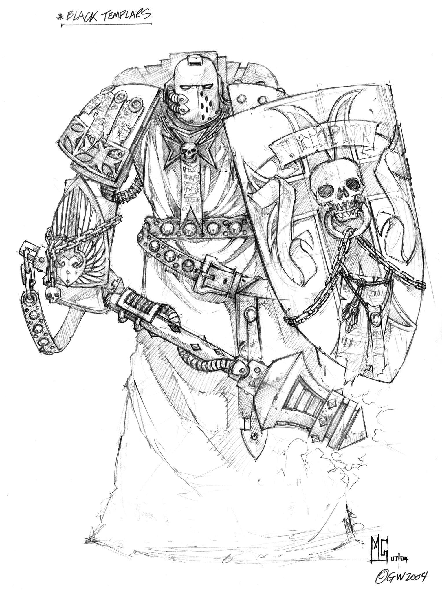 A selection of cool old art - Warhammer 40k, Old warhammer, Chaos space marines, Adeptus Astartes, Wh Art, Longpost