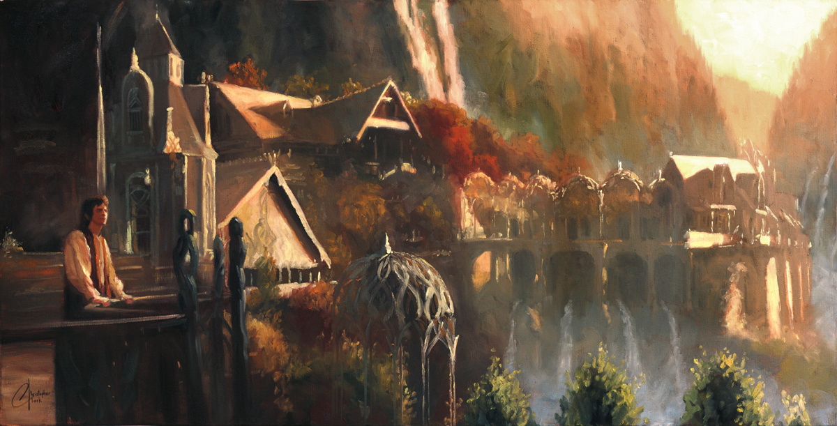 Rivendell - Rivendell, Middle earth, Lord of the Rings, Tolkien, Art, Longpost