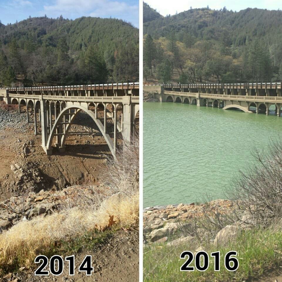 Recovery of the California lake after a drought. - The photo, Nature, USA, America, Lake, Drought, California