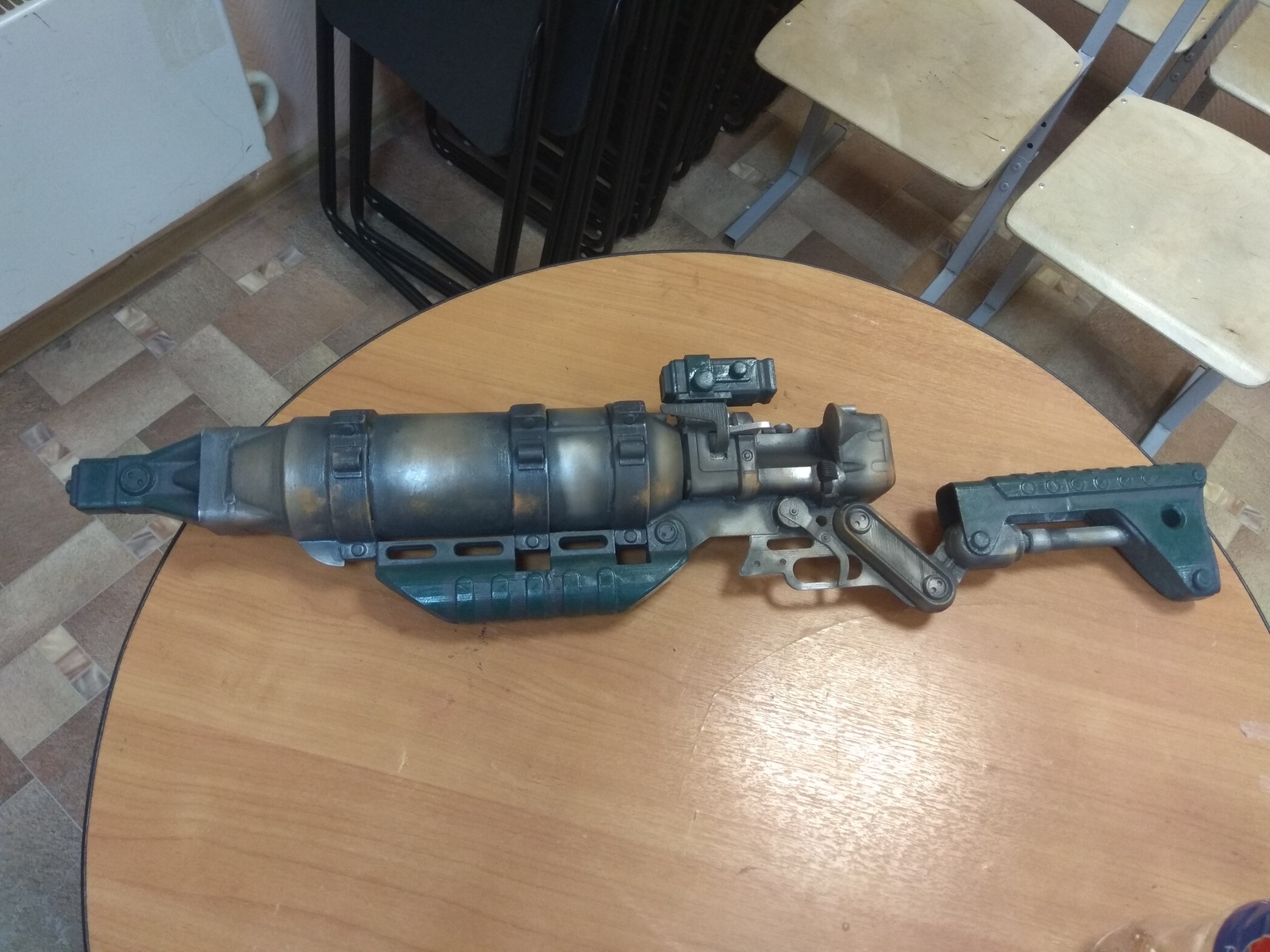 Craft Laser Rifle (Fallout 4) - Моё, 3D печать, 3D принтер, Fallout 4, Игромир 2018, Comic-Con, Длиннопост