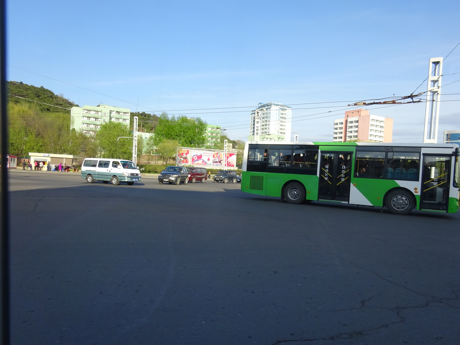 A trip to the DPRK in April 2018. Outskirts of Pyongyang in the evening. - My, North Korea, Travels, Longpost