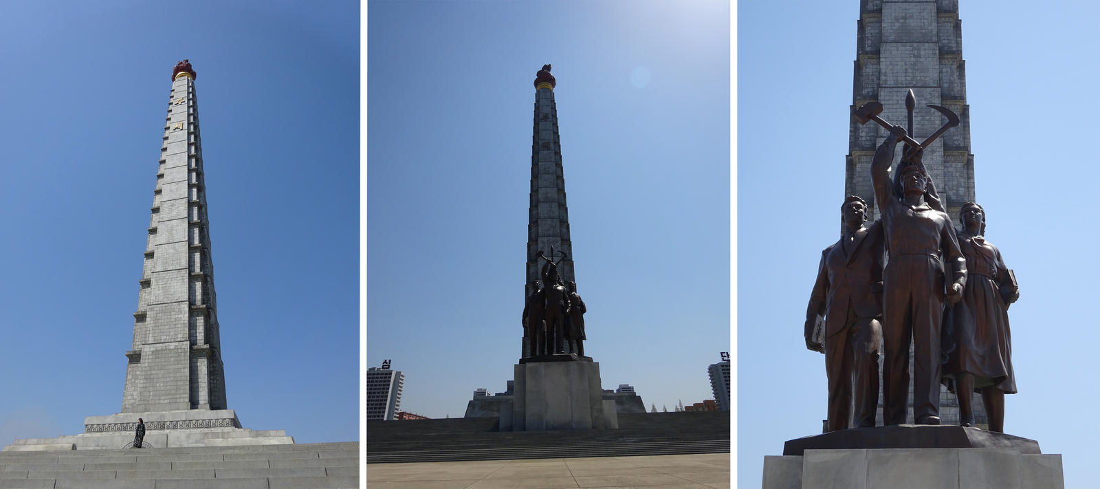 Trip to North Korea in April 2018. Juche Monument. - My, North Korea, Travels, Longpost