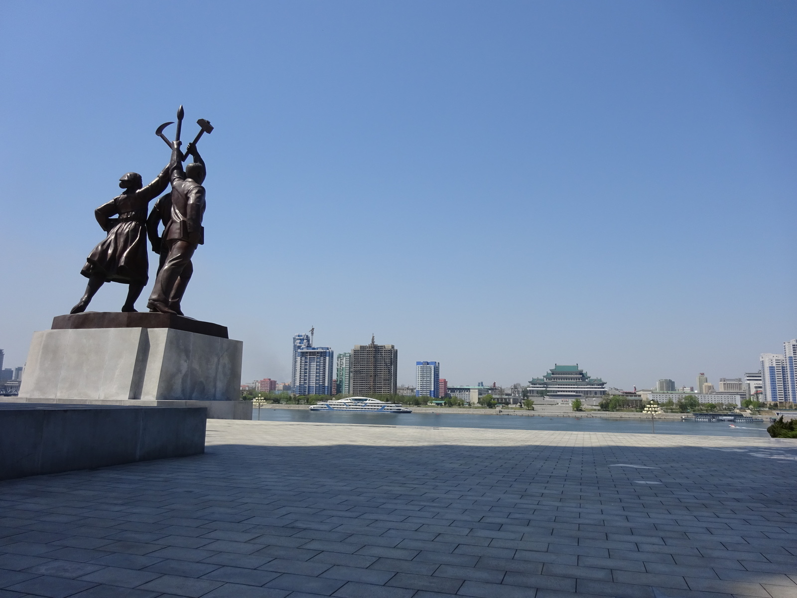 Trip to North Korea in April 2018. Juche Monument. - My, North Korea, Travels, Longpost