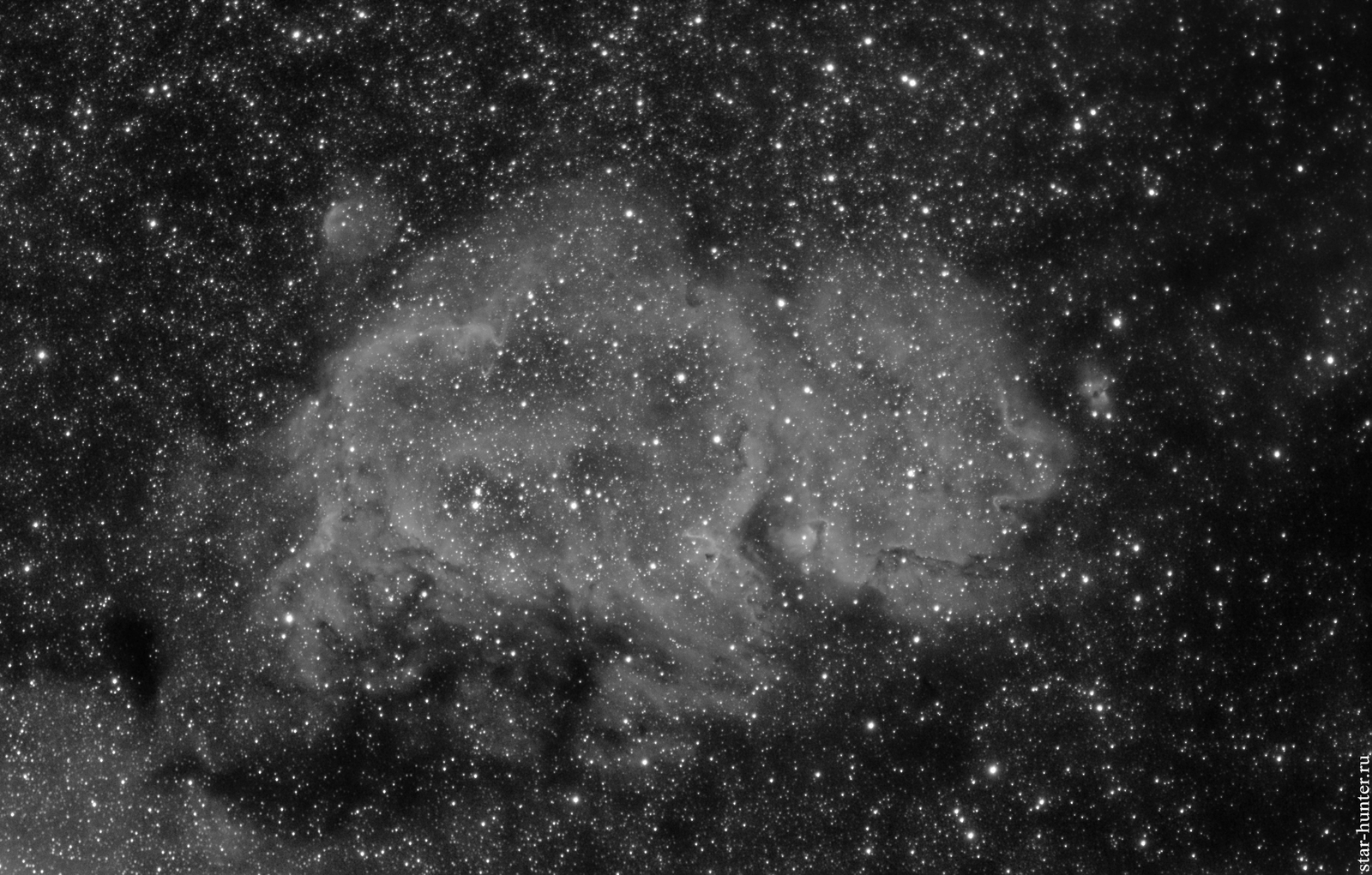 The Soul Nebula in the constellation Cassiopeia, October 9, 2018 - My, Astrophoto, Astronomy, Space, Nebula, Starhunter, Anapadvor