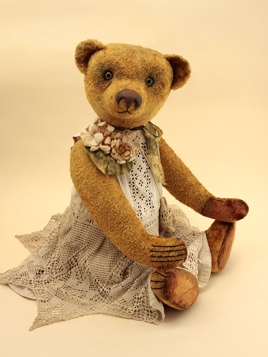 Ophelia - Big Teddy Bear - My, Needlework without process, Teddy Bear, Teddy's friends, Teddy bear, Longpost