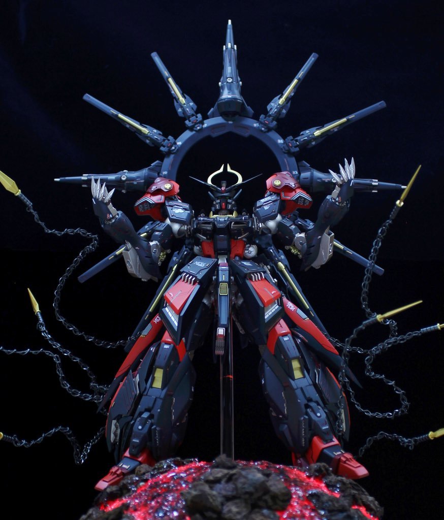 Works of Japanese Gunpla-modelers - Stand modeling, Models, Gundam, Gunpla, OBHR, Longpost