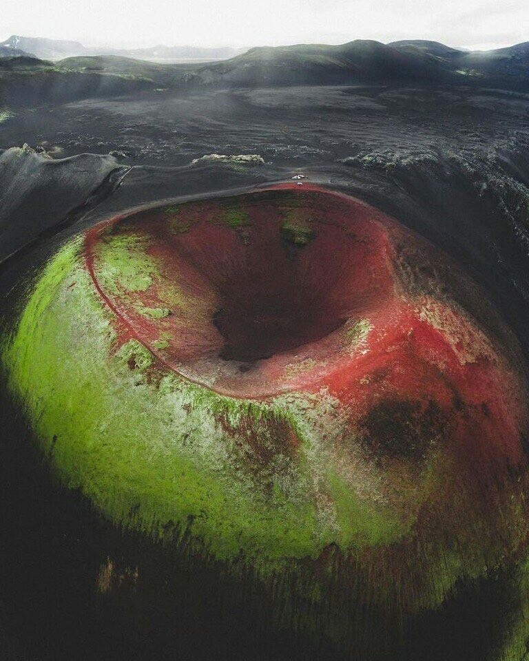 Volcano crater. - The photo, beauty, Interesting, Nature, Crater, Volcano, beauty of nature, wildlife