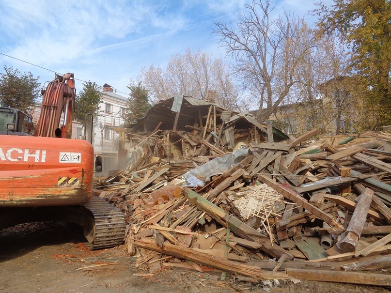 In Kaluga, the Yakovlev house was demolished - a beautiful wooden building built in 1910. - Legacy, Demolition, Longpost