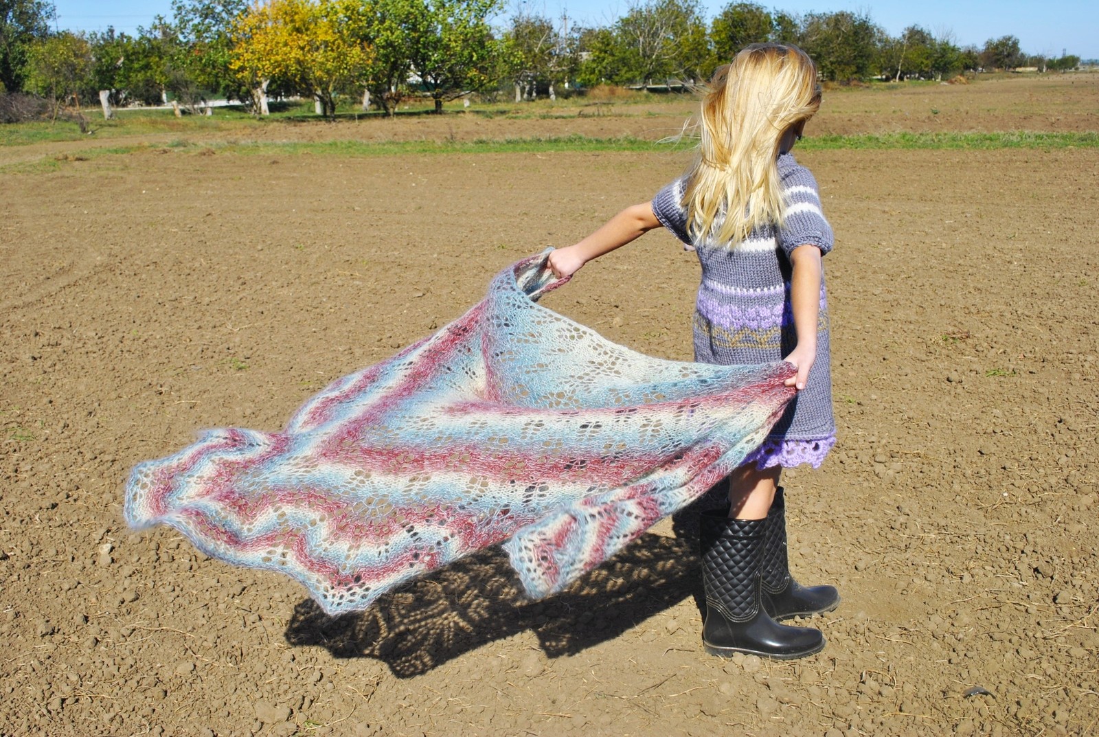 Tunic knitting - My, Knitting, Spokes