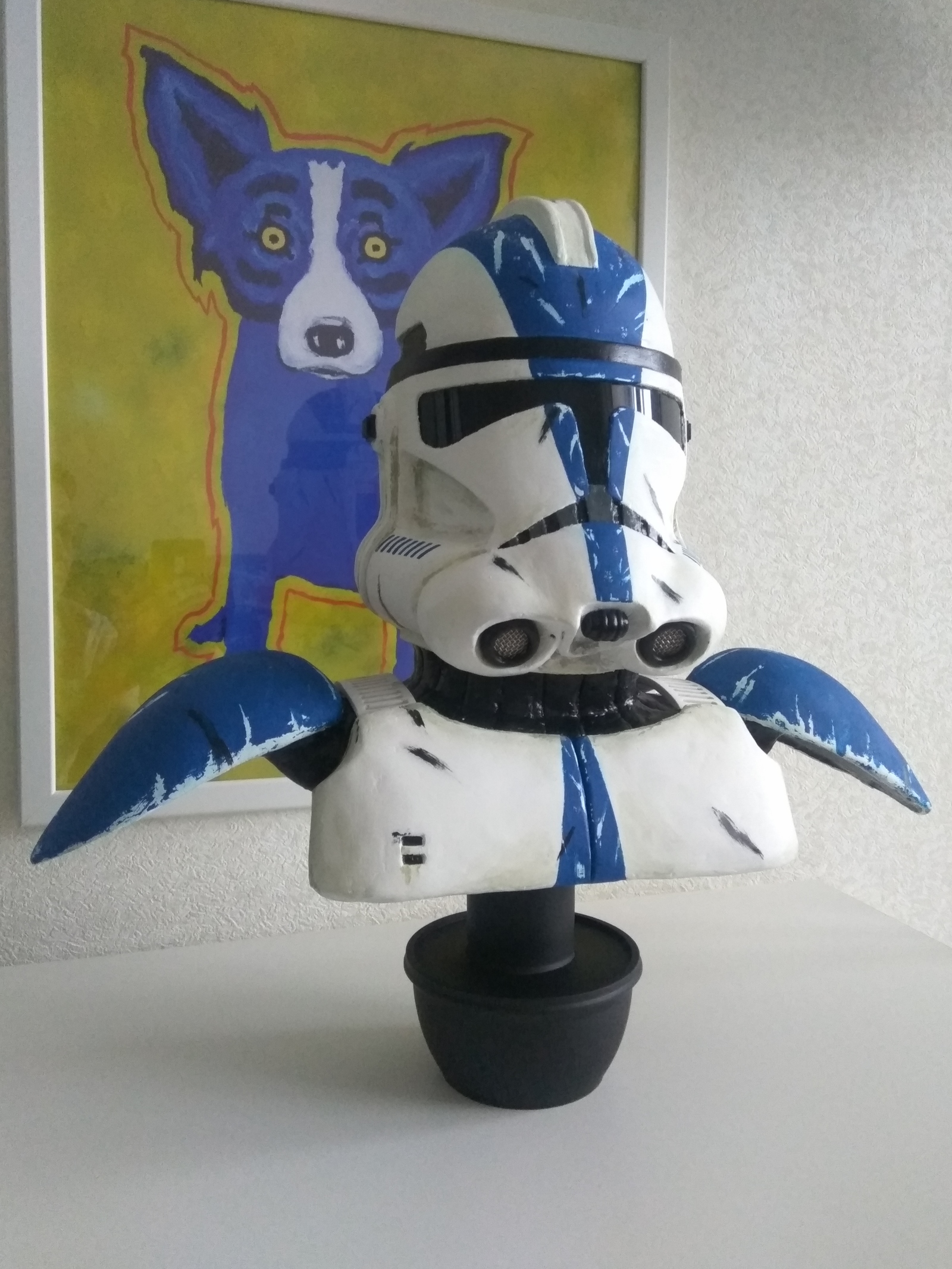 Clone from Star Wars. - My, Star Wars, Handmade, Clone trooper, 501 Legion, Longpost, Needlework with process, Handmade