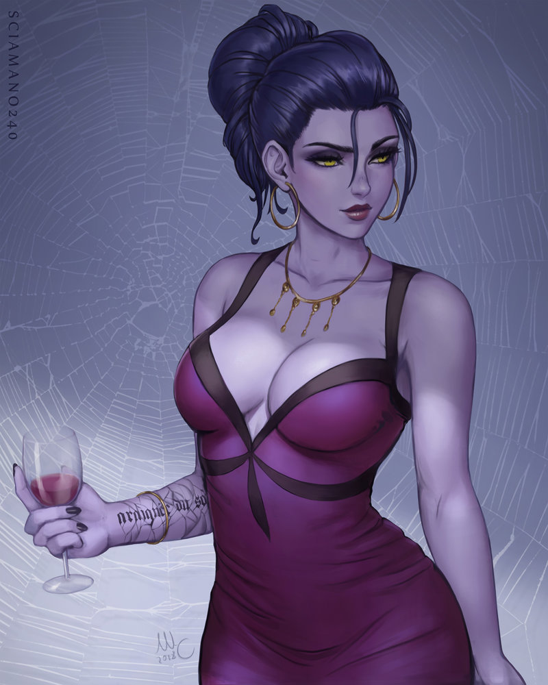 Widowmaker - DeviantArt, Арт, Рисунок, Игры, Overwatch, Widowmaker, Sciamano240