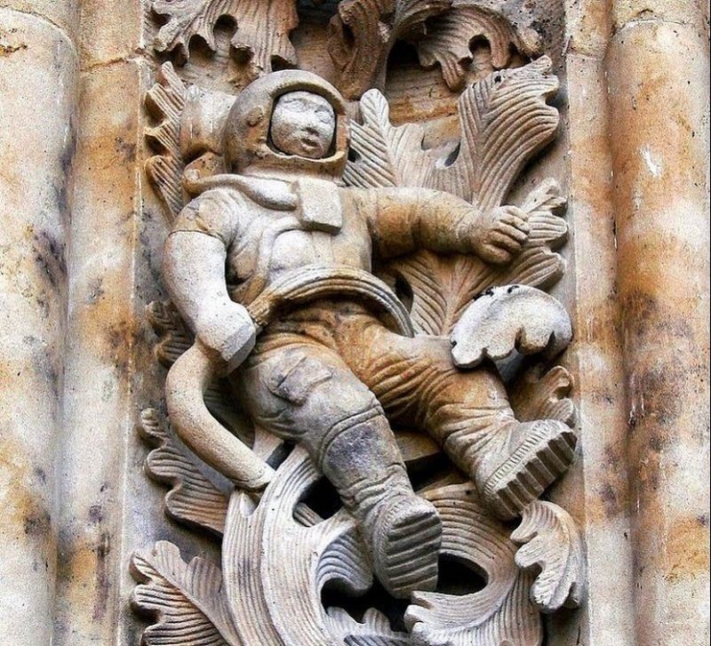 The riddle of the medieval astronaut. - Interesting, Incredible, Middle Ages, Longpost