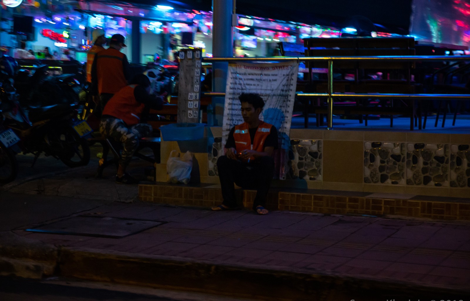 Night Pattaya - My, The photo, Night, Pattaya, People, Longpost