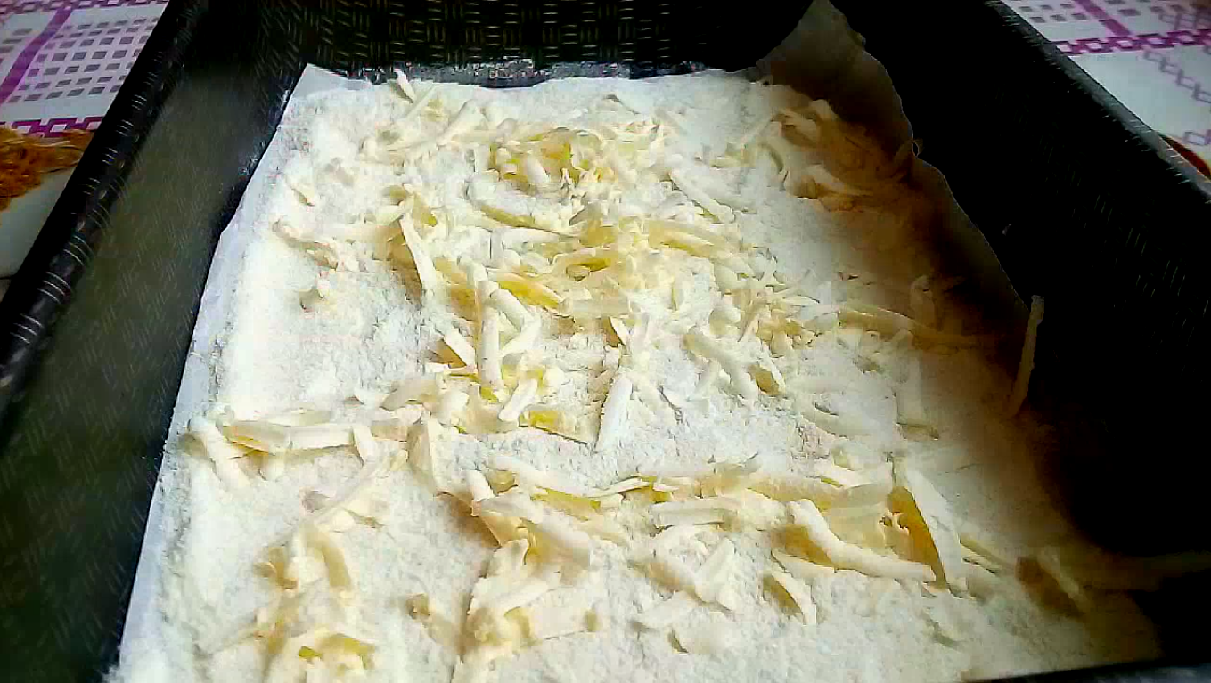 Bulk pie with apples - My, Cooking, Pie, Apples, Bakery products, Dessert, Sweets, Recipe, Video, Longpost