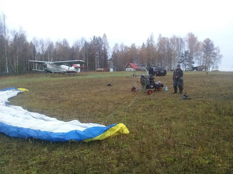 Paragliding or the golden colors of Krasnoyarsk. Part 2 - Moscow, Small aircraft, Flight, Travels, Autumn, Longpost, Nature, A life