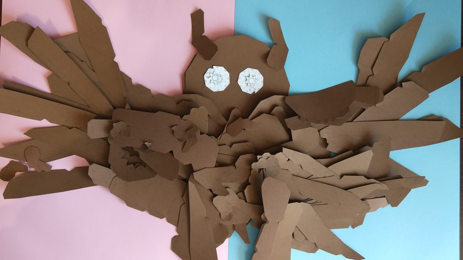 Friday mine :) - My, Papercraft, Pepakura, Handmade, Owl, Video, Longpost