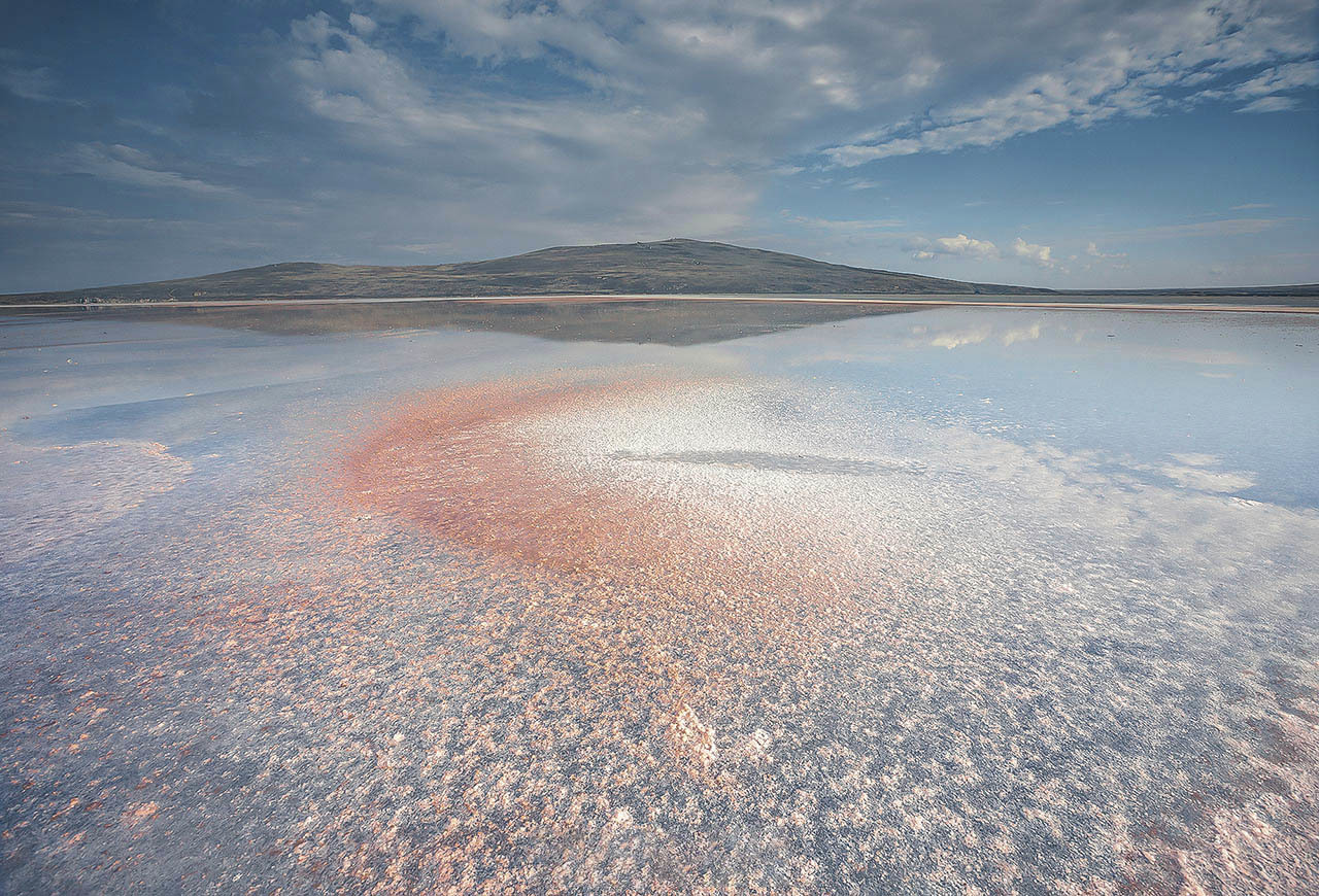 Koyashskoye lake - My, Landscape, Nature, Crimea, Koyashskoye, Lake