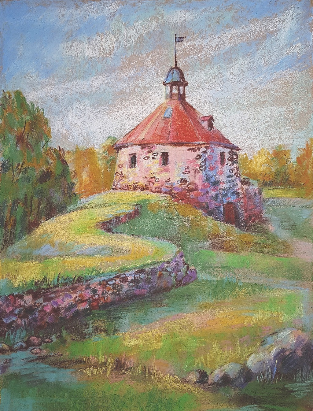 Крепость Корела Приозерск рисунок