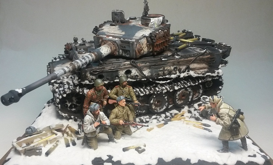 tiger killers - Modeling, Stand modeling, The Great Patriotic War, Longpost