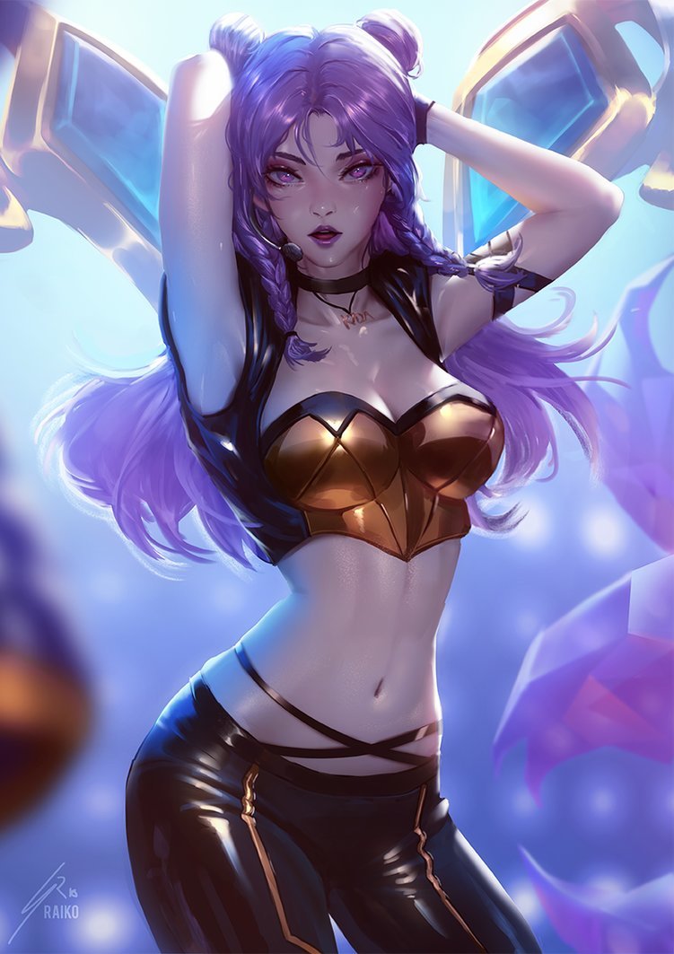 K/DA Kai'Sa - DeviantArt, Арт, Рисунок, Компьютерные игры, League of Legends, KDA, Kaisa, Raikoart