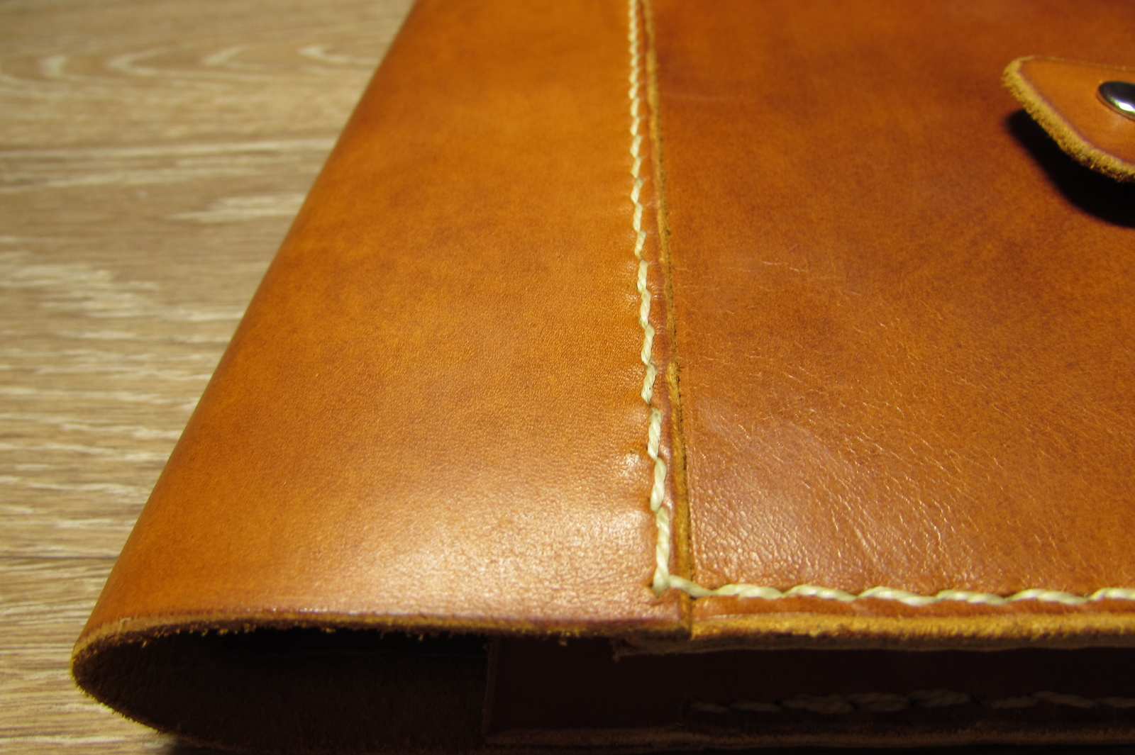 gift for the new year) - My, Handmade, Leather, Cover, Presents, New Year, Notebook, Diary, Longpost