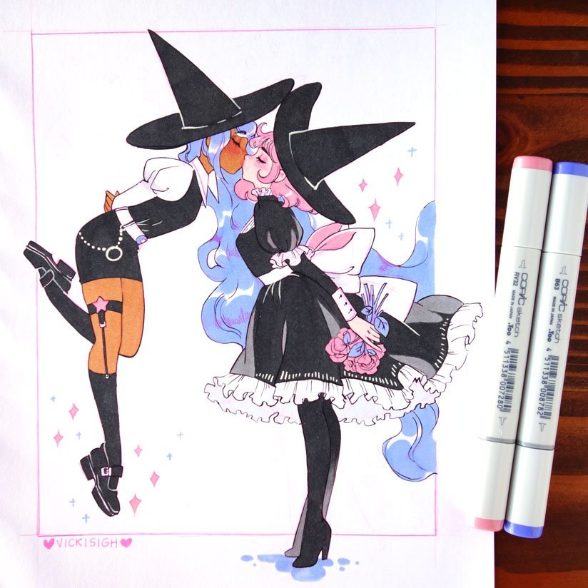 Works by vickisigh - Art, Girls, Vickisigh, Longpost