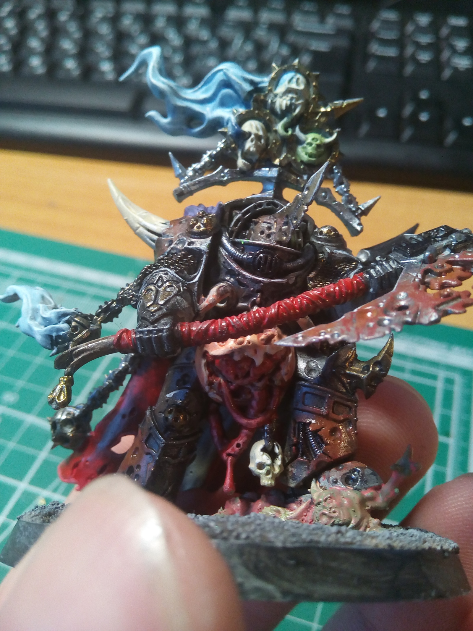 I was sharing. - My, Wh miniatures, Painting miniatures, Nurgle, Warhammer 40k, Longpost