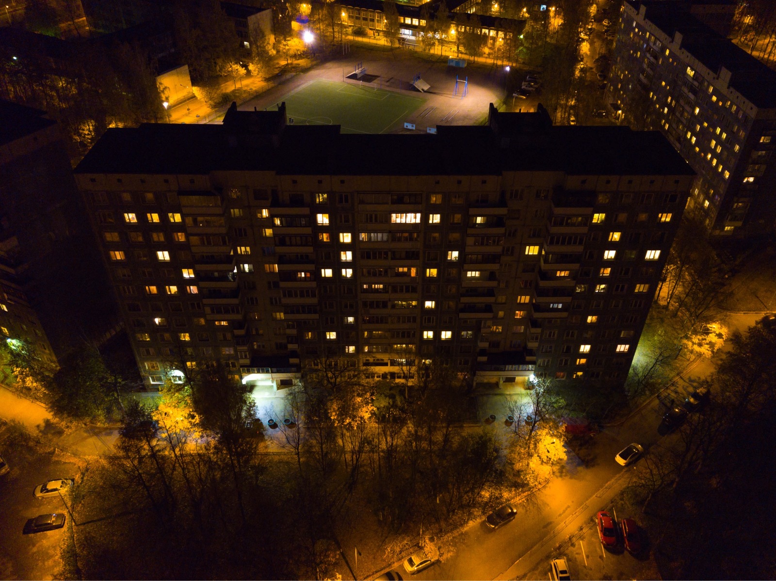 Petersburg at night - My, Drone, Quadcopter, , Saint Petersburg, Night, Aerial photography, Longpost