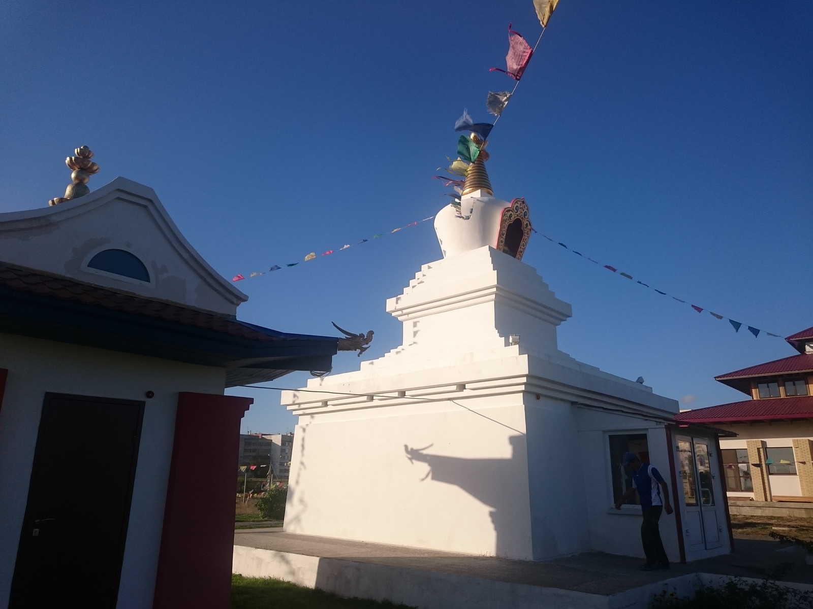 Stupa of Enlightenment in Elista - My, , , Elista, Video, Longpost