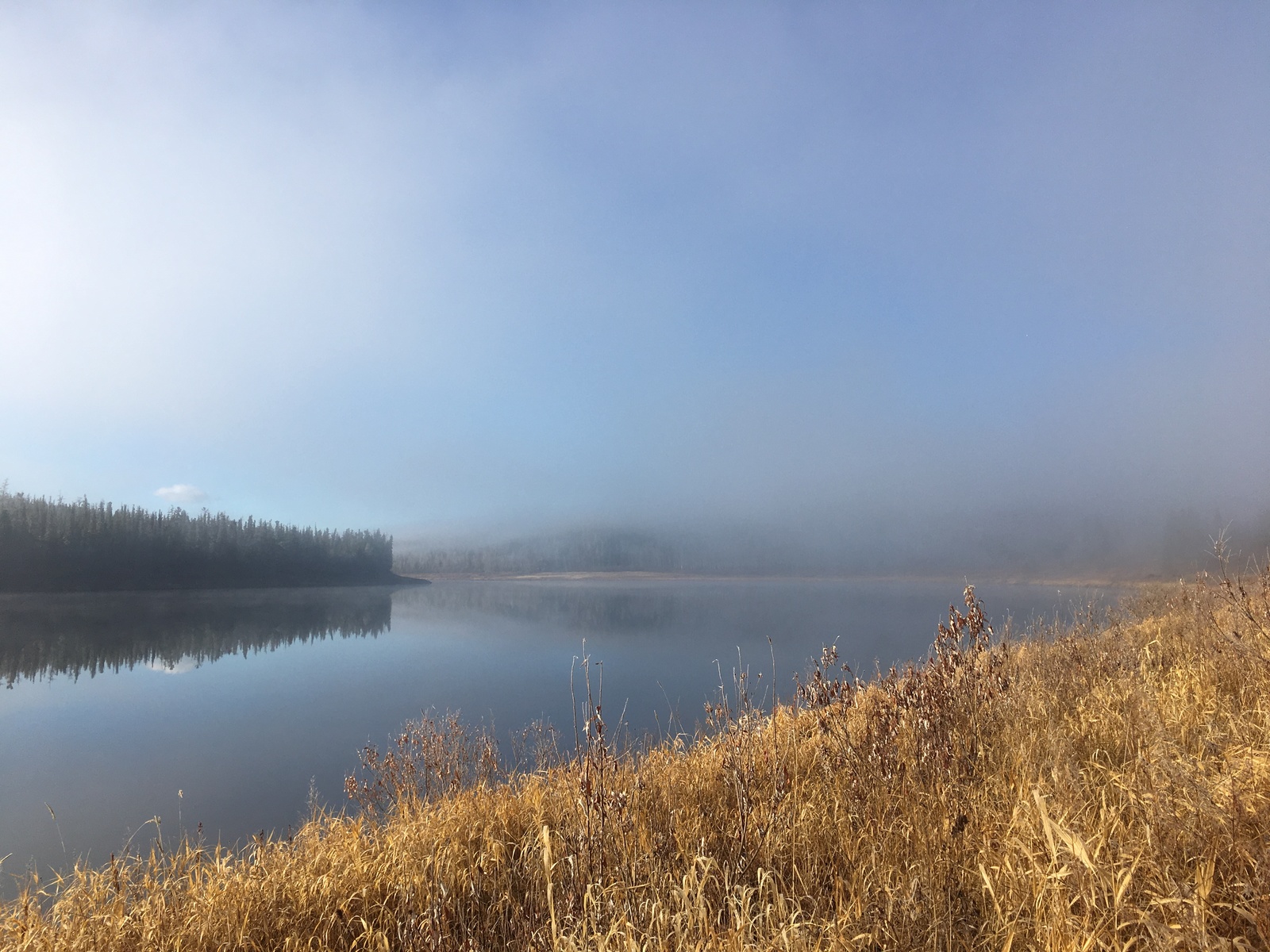 Nature of Siberia!!! R. Podkamennaya Tunguska - My, Podkamennaya Tunguska, beauty of nature, The photo, Morning