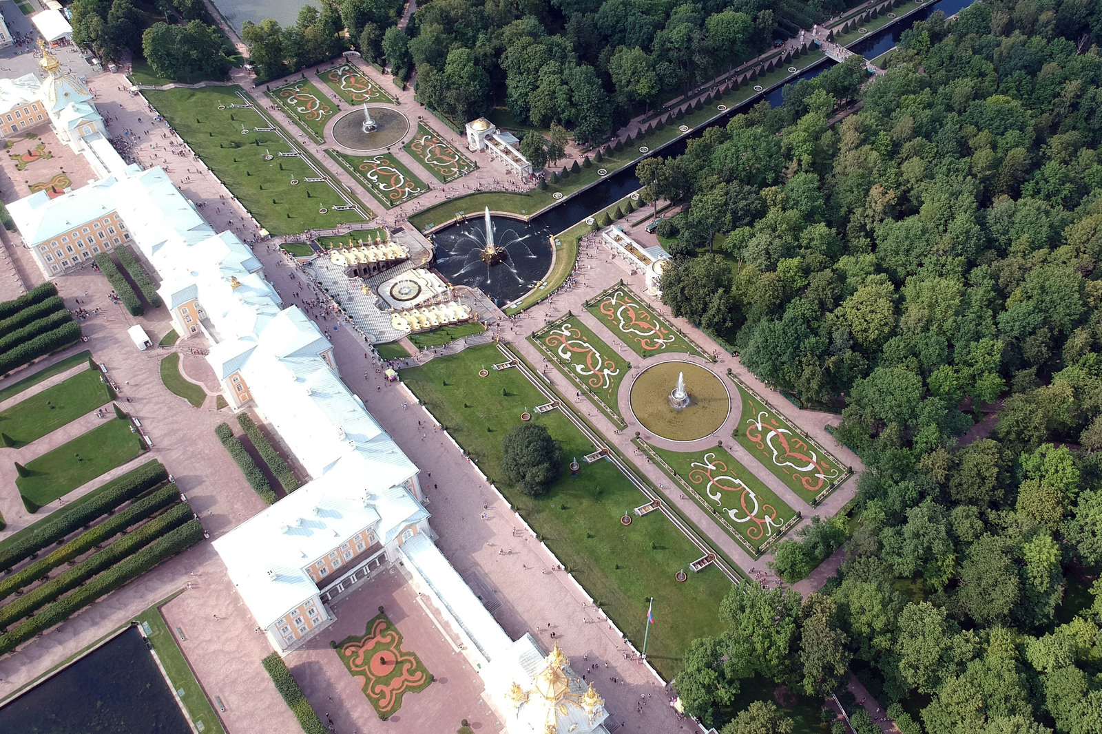 Peterhof - My, Aerial photography, Drone, Peterhof, DJI Spark