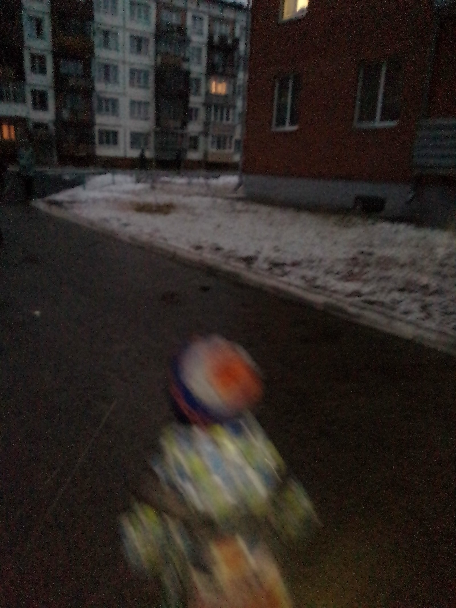 First snow in Biysk - My, Biysk, First snow