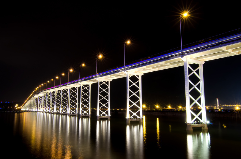 Tomorrow, China will open the world's longest bridge that crosses the ocean. - Bridge, China, Longpost, The photo