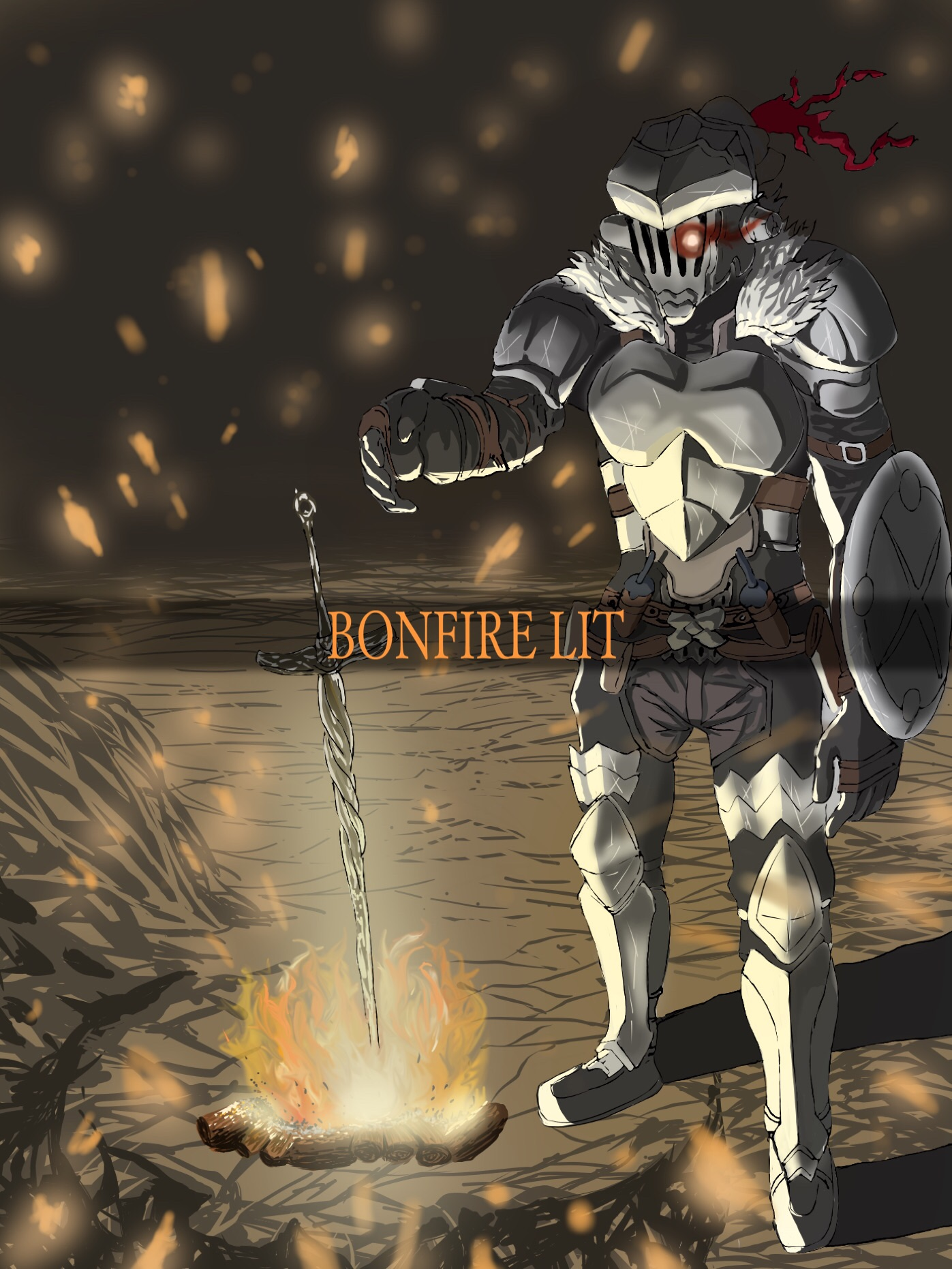 Goblins Souls - Goblin slayer, Dark souls, Crossover, Anime art, Anime, Games, Computer games