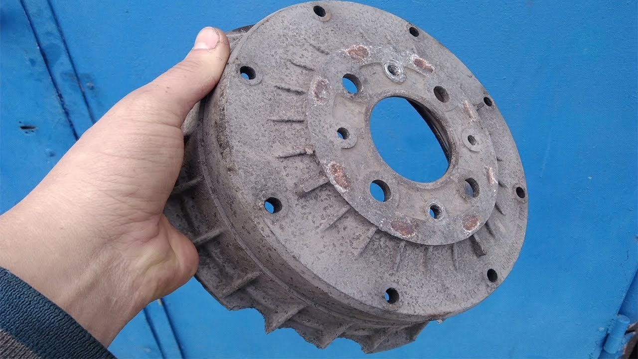 DO NOT DISPOSE the brake drum UNREAL!!! cool homemade - My, , Idea, Homemade, , Trash, With your own hands