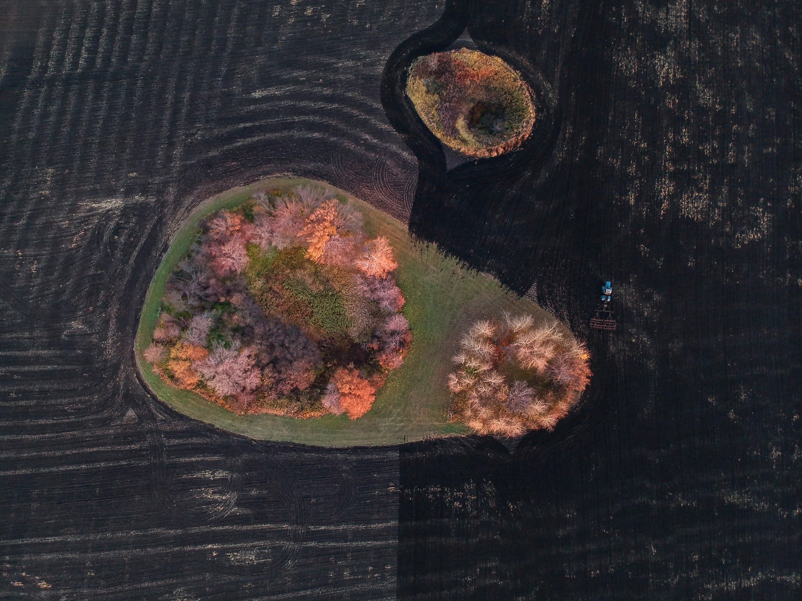 Island - My, DJI Spark, Tractor